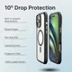 Противоударный прозрачный чехол Catalyst Influence MagSafe Case Ocean Blue для iPhone 16 Pro Max - изображение 2