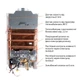 Газовая колонка Thermo Alliance дымоходная 10 л водонагреватель для бытового использования. (598866) - изображение 8