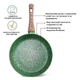 Сковорода глубокая Fissman Malachite 24x6.5 см (14309) - изображение 8