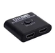 HDMI разветвитель двунаправленный Bi-Direction Switch на 2 порта 4К 60Hz Plastic, Black, переключатель + коммутатор 2x1, 1x2, для PC, XBox, PS4, PS5, видеоплееров - изображение 1