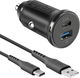 Ładowarka samochodowa SBS Car Charger USB-C USB-A Black (TEKITCRC2U21AUL) - obraz 1
