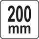 Klucz nastawny YATO 200 mm, izolowany VDE do 1000V (YT-20940) - obraz 4
