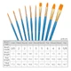 Набор Масляная краска Veronni 20 цветов Painting Palette + 10 кистей - изображение 7