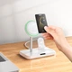 Трекер для поиска вещей Hoco E92 Saviour smart positioning anti-lost device, беспроводной зарядкой, Black - изображение 8