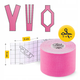 Стрічка кінезіологічна (кінезіо тейп) 4FIZJO 5 см x 5 м Pink (P-5907739316004) - зображення 3