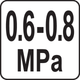 Klucz udarowy pneumatyczny YATO 1/2" 850 Nm (YT-09525) - obraz 7