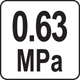 Klucz udarowy pneumatyczny YATO MINI  1/2", 1200 Nm, 6.3 Bar 142 L/min (YT-09515) - obraz 6