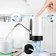 Помпа для воды на бутыль 10 л, 11 л, 18.9 л, Water Dispenser, аккумуляторный кулер насос для бутылированной воды, электрическая бесшумная насадка-дозатор со стальной трубкой и USB зарядкой Белый WPA-234-White - изображение 3