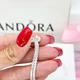 Серебряные серьги Бант с паве Пандора Pandora 293544C01 - изображение 6