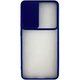 Чехол TOTU Slide Camera Matt Case Samsung Galaxy S21 FE Dark Blue - изображение 1