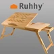 Бамбуковий столик для ноутбука Комфорт та зручність Ruhhy - зображення 3