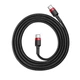 Кабель Baseus Cafule USB Type-C to USB Type-C 1м 3A PD 60W Black/Grey (CATKLF-GA91) - изображение 6
