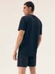 Piżama męska z szortami i krótkim rękawem letnia bawełniana Henderson Shore 42601-59X 2XL Niebieska (5903972520215) - obraz 2