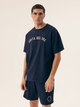 Piżama męska z szortami i krótkim rękawem letnia bawełniana Henderson Sol 42605-59X 2XL Niebieska (5903972538401) - obraz 1