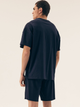 Piżama męska z szortami i krótkim rękawem letnia bawełniana Henderson Sol 42605-59X 2XL Niebieska (5903972538401) - obraz 2