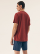 Piżama męska z szortami i krótkim rękawem letnia bawełniana Henderson Sleeper 42614-33X XL Czerwona (5903972509371) - obraz 2