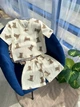 Дитячий літній мусліновий костюм футболка + шорти ведмедики Тедді 86 - зображення 6