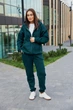 Спортивный костюм женский теплый UMON с капюшоном батал XXL изумруд (М137.4) - изображение 1