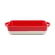 Форма для запікання МВМ MY HOME Біло-червона 350х200х60 мм (KP-44 XL WHITE/RED) - зображення 1