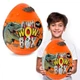Большое яйцо Danko Toys Динозавр с подарками оранжевый - изображение 1
