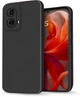 Силіконовий чохол HardCorner Motorola Edge 50 Fusion (з мікрофіброю) Black (41323-2B) - зображення 1