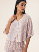 Piżama damska z szortami i krótkim rękawem letnia Henderson Nadar 42670-50X 2XL Niebieska (5903972378014) - obraz 4