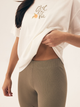 Piżama damska z szortami i krótkim rękawem letnia bawełniana Henderson Naranja 42685-01X 2XL Kremowa (5903972379073) - obraz 5
