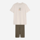 Piżama damska z szortami i krótkim rękawem letnia bawełniana Henderson Naranja 42685-01X 2XL Kremowa (5903972379073) - obraz 6