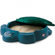 Песочница Черепаха Little Tikes с крышкой 110 х 98 х 24 см Бирюзовая (174094) - изображение 2