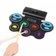 Дитяча ударна установка UKC Electronic Drum RD90-C (барабани, Bluetooth, USB, 7 ударних зон, акумулятор) - Чорний - зображення 3