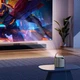 Портативный проектор Hoco DT4 (5G, WiFi, Bluetooth 5.1, автофокус, LCD-экран, AV, HDMI, USB, пульт управления) - Серый - изображение 9