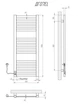 Полотенцесушитель KOSSER Герда 1000х400/15 EL белый - изображение 4