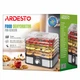 Сушарка для продуктів Ardesto 245Вт, піддонів - 5x3см, макс - 70°С, пластик, чорний+нерж - зображення 8