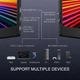 Монітор портативний Packard Bell 15.6" 1080P FHD USB-C, miniHDMI, HDR, IPS, VESA Mount & Smart Cover (M15600BK) - зображення 5