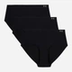 Набор трусов хипстеры женских Under Armour UA PURE STRETCH NO SHOW HIPSTER-SOLID 445385 1383895-001 S 3шт Чорные (196601942112) - изображение 1