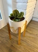 Подставка для вазона, цветов 20.5x30 см из дерева WoodDecor покрытая маслом - изображение 2