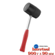 Киянка Intertool 900 г х 90 мм черная ручка металл (HT-0233) - изображение 1