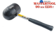 Киянка Mastertool 1250 г x 90 мм черная ручка металл (02-1305) - изображение 1