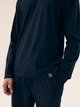 Piżama męska z długimi spodniami i długim rękawem bawełniana Henderson Mike 43034-59X 2XL Granatowa (5903972392621) - obraz 3