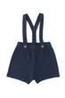 Шорты с подтяжками H&M 86см темно синий 80111866792 - изображение 1