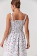 Сарафан міні на тонких бретелях Wear me S Білий (червоні квіти) (16_24_5432) - изображение 2