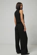 Жилет класичний з додаванням льону Wear me S Чорний (6_25_11391) - изображение 3