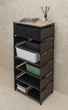 Полка для обуви Fabrika Solo 6 ярусов 43 x 26 x 105.5 см Black (FK3108WO) - изображение 14