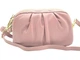 Елегантна компактна жіноча сумка cross-body з натуральної шкіри Cleo-780 рожева - изображение 5