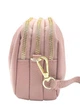 Елегантна компактна жіноча сумка cross-body з натуральної шкіри Cleo-780 рожева - изображение 8