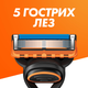 Змінні картриджі для гоління (леза) чоловічі Gillette Fusion5 8 + 4 шт (8700216832502) - зображення 3