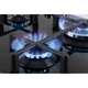 Варочная поверхность газовая Illuminosa 4 конфорки 4 кВт, 2 x 1,75 кВт и 1,0 кВт 60см черное стекло (10035464) - изображение 7