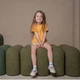 Футболка дитяча бавовна Trendy Тot 03-01275 жовтий 104 см (4 роки) - зображення 3