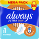 Гігієнічні прокладки Always Ultra Day Normal (розмір 1) 56 шт (8700216450348) - зображення 1