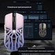 Беспроводная игровая мышь для компьютера / ноутбука / планшета SMAILWOLF RS8 Bluetooth с USB приемником и LED-подсветкой, 12.5х6.5х4 см, сиреневый (106306483) - изображение 2
